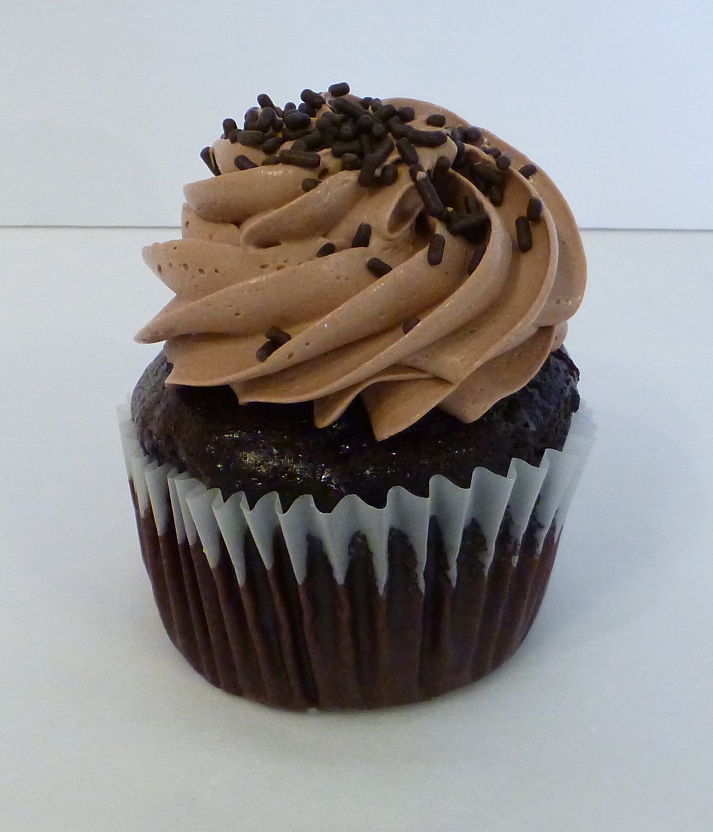 Choc Therapy mini cupcakes with chocolate buttercream